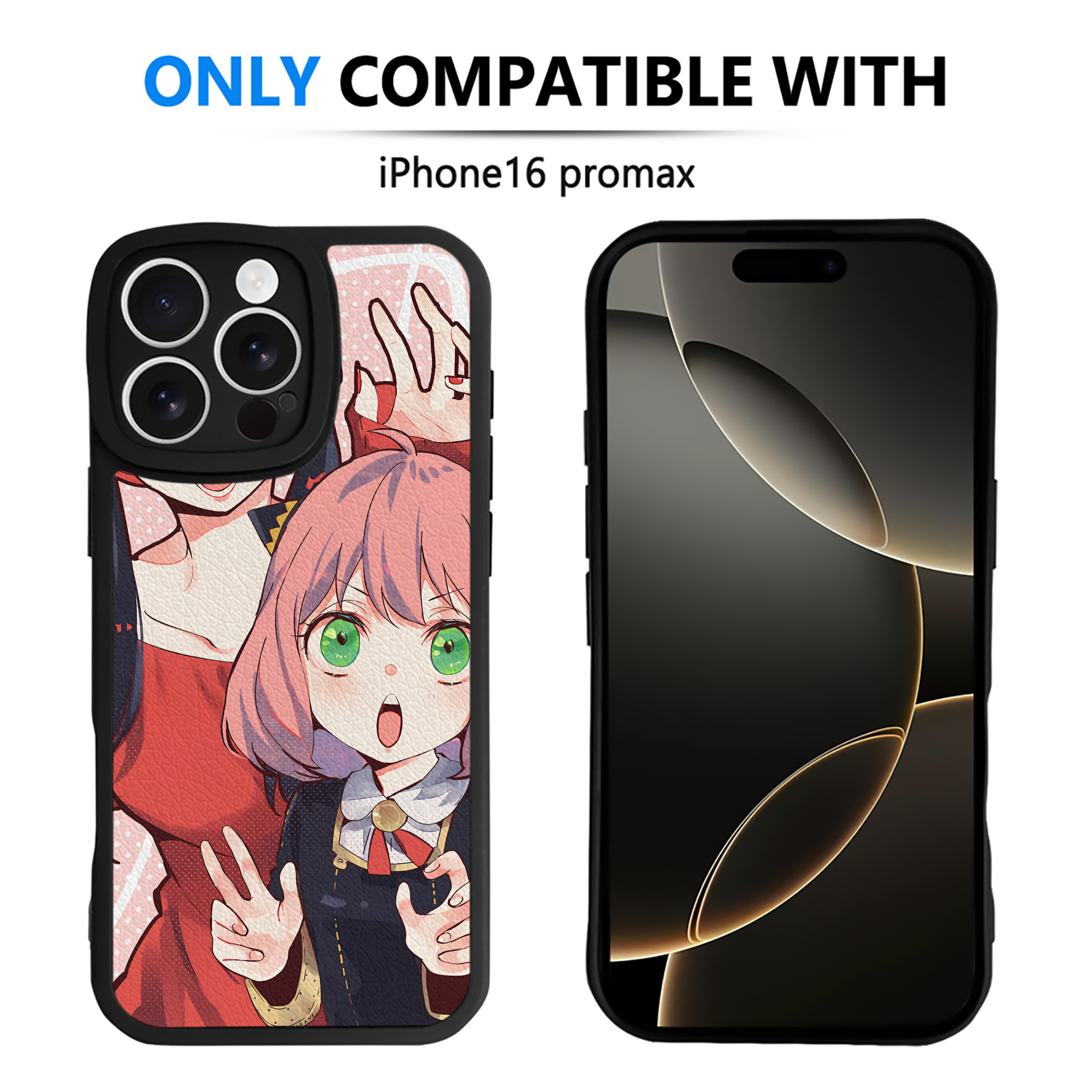 （画像用） SPY×FAMILY间谍家家酒 【iPhone 16シリーズ対応】シリコンスマホケース（レザー調） 材質：シリコン